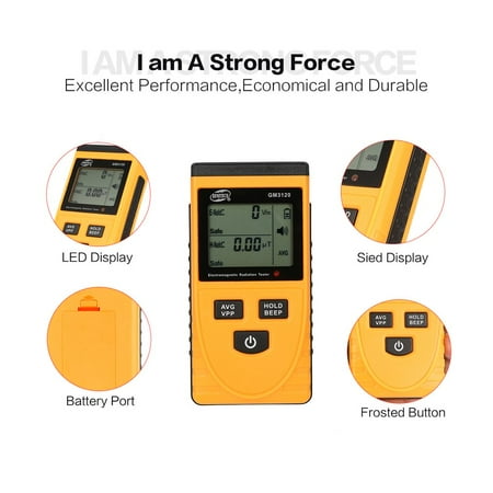- BENETECH Digital Electromagnetic Radiation Detector Radiation Tester Meter