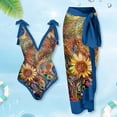 thumbnail image 1 of Traje De Baño Damas Traje De Baño Damas Traje De Baño De Playa Con Vestido Con Cordones De 2 Piezas Para Mujer A La Moda Para Deportes Acuáticos, 1 of 8