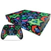 Skin Decal Wrap Compatible With Microsoft Xbox One X Geometric Rave