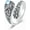 Bird, variant on Moonstone Spoon Rings for Women 925 Sterling Silver Eagle/Bird Open Adjustment Ring with Moonstone June Birthstone Jewelry Gift