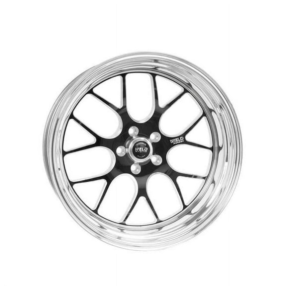 18 in. x 5.0 in. 5 x 120 mm Bolt Circle 2.1 in. Back Space Wheel, Aluminum & Matte Black