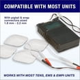 thumbnail image 2 of Unit Pads 2"X2" 20 Pcs, 3rd Gen Reusable Latex-Free Replacement Pads Electrode Pads with Upgraded Sticky Electrode Pads Gel and Non-Irritating Design, 2 of 5