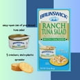 thumbnail image 2 of A1 Unlimited Ranch Tuna Salad with Crackers, Home Kitchen School Office Pre-Mixed & Ready-to-Eat Canned Packed Food Perfect for Picnic Snack Lunch Travel with Plastic Spreader, 4 Boxes (3 oz. Boxes), 2 of 7