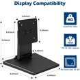 Lay Flat Monitor Stand Foldable Low Profile Monitor Stands Compatible