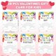 thumbnail image 3 of Decoraciones para San Valentín, adornos para San Valentín, regalos para San Valentín, tarjetas para pintar, minijuego de acuarela para niños, funda para taza., 3 of 8