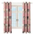 thumbnail image 3 of Blackout Curtains for Bedroom Cute Dog Full Room Darkening Grommet Curtains for Living Room,Thermal Insulated Ombre Drapes, 3 of 7