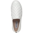 thumbnail image 3 of Steve Madden ECENTRCQ Round Toe Slip On Vegan Leather Sneakers White (White, 11), 3 of 6
