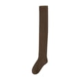 thumbnail image 2 of MSJUHEG Thigh High Socks,Programmer Socks,Thigh High Compression Socks Women,Leg Warmers,Knee High Socks,Mid Length Socks Hiking Warm Winter Thick Warm Boots Coffee A, 2 of 3
