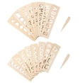 thumbnail image 1 of Children Toys 16-Pcs Set Wooden Learning Practice Board for Kids Letter and Shape Tracing 20x5cm, 1 of 9