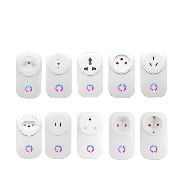 Smart WiFi Socket power energy meter 10A/16A Power Monitor Timing Function Tuya SmartLife APP Control Works ,Easy to Install