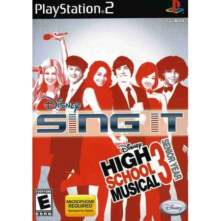 Disney Sing It High School Musical 3 Senior Year, Disney Interactive Studios, PlayStation 2,