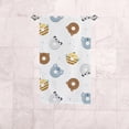 thumbnail image 6 of Coolnut Fingertip Hand Towels, Set of 2 Pcs Cute Animal Donuts Absorbent Face Bath Towels for Bathroom Kitchen, 30"x15", 6 of 6