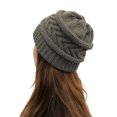 thumbnail image 3 of Diufon Women's Knitted Warm Hat Ladies Winter Plush Solid Color Stretch Beanie Hats Windproof Outdoor Ski Cap, 3 of 3