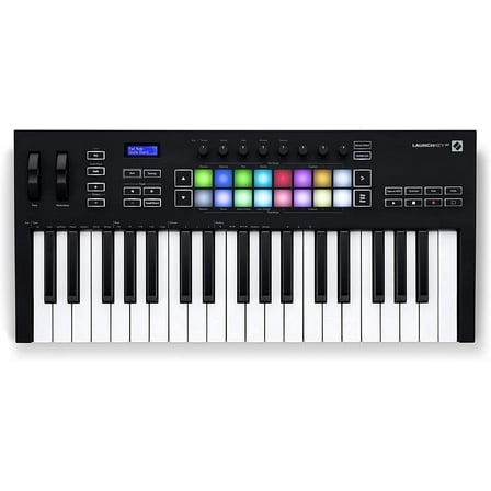 Novation Launchkey 37 [MK3]: The Intuitive and Fully Integrated MIDI Keyboard Controller-Black