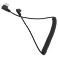 thumbnail image 4 of ColoMX Cable USB en espiral de carga rápida, diseño de ángulo recto, Cable de extensión USB en espiral, Cable de sincronización USB para carga de coche, Compatible con Android, 4 of 8