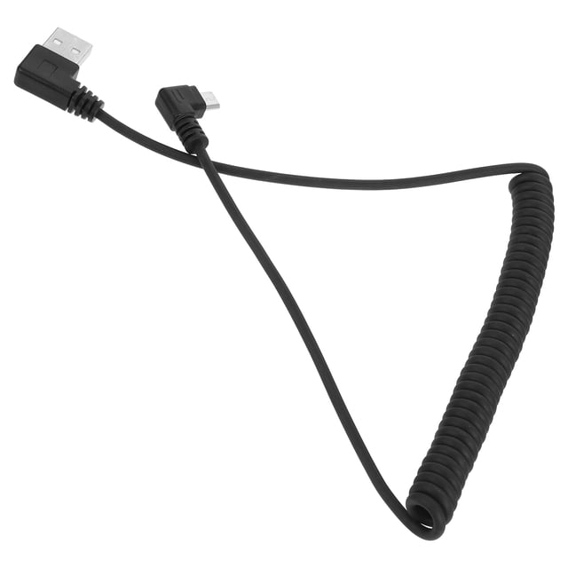 IFANLANDOR Cable USB En Espiral Resistente Y Retráctil Ideal Para Uso En Automóvil Y Carga Eficiente