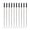 Black, variant on 10Pcs Replaceable Pen Refills, Ball Points Ink Pens Refills for Writing Metal Ballpoint Pen Refills, 3 Color Ink Refills