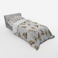 thumbnail image 2 of Ambesonne Animal Bedding Set 3 Pcs, Koala Pattern, Twin, White Grey, 2 of 2