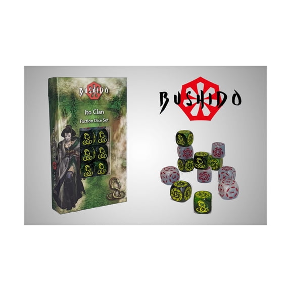 GCT Studios Ito Clan - Faction Dice Set (12) New