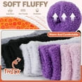thumbnail image 3 of Fuzzy Socks Fluffy Thick Warm Winter Soft Cozy Plush Sleep Home Fleece Cabin Soft House Socks for Women Men, 3 of 5