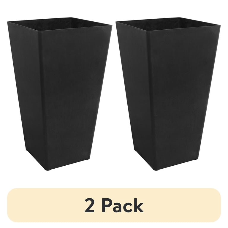 Avondale 24 Inch Recycled Slate Planter, 2-Pack photo 1
