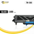 thumbnail image 3 of Toner Bank 3-Pack Compatible Toner Cartridge for Brother TN-360 HL-2140 2150N 2170W DCP-7030 7040 7045N MFC-7320 7340 7345DN 7440N 7450 7840W Replacement Printer Toner Ink Black, 3 of 5