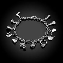 925 Sterling Silver Bracelet Lobster 7 Inches 3.3MM L149