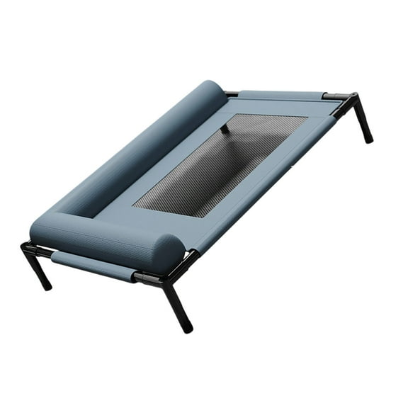 lixuesong Elevated Dog Bed With Breathable Net and Pillow Chew Resistant Design Washable Pet Cot For Small to Mediums Dog