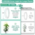 thumbnail image 6 of 10" Grow Light for Indoor Plants, Full Spectrum Plant Lamp with160 LEDs, 4H/8H/12H Timer, 10 Dimmable Levels, 3 Spectrum Modes, Height Adjustable 61", Ideal for Growing Large Tall Plants, 6 of 7