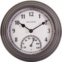 Chaney Instrument Acurite Wall Clock/Thermometer - Pack of 8