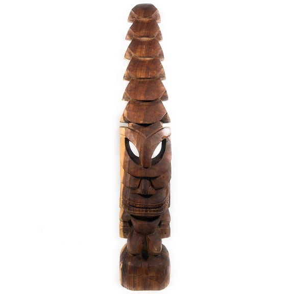 Tiki God Temple Image 48" - Natural Hawaii Museum Replica | #yda11028120