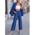 thumbnail image 3 of Traje PRETTYGARDEN XL Royal Blue Blazer Oversize y Pantalón de Pierna Ancha, 3 of 8