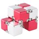 thumbnail image 4 of ADHD DIY Infinite Puzzle Toy Adulto Aleación portátil Divertido Alivio de la ansiedad y el estrés Flip Puzzle Block Toy Rojo y Plata, 4 of 5