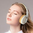 thumbnail image 3 of Hgallory Plug & Bluetooth V5.0 Wireless Headphones, Foldable Headworn Earphones Stereo Over-Ear Headsets with Built-in HD Mic, Digital Screen, Noise Cancellation & Soft Earmuffs, 1 Pack, Light Gray, 3 of 3