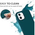 thumbnail image 2 of For Iphone 12 Case Iphone 12 Pro Case Liquid Silicone Slim Cover With Microfiber Lining Shockproof Protective Case For Iphone 12/12 Pro 6.1 Inch Deep Green[o1289], 2 of 5