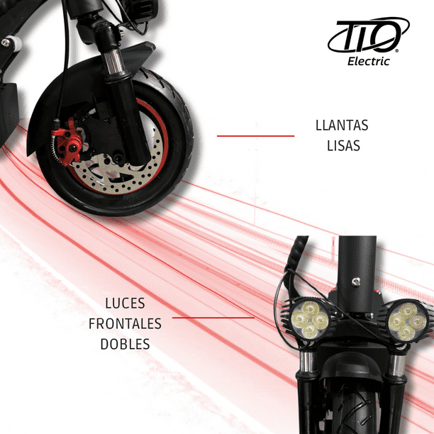 Scooter Eléctrico TIO T5 MASTER 1000W Patín Eléctrico Adulto