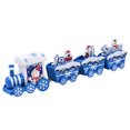 thumbnail image 4 of ColoMX 1 caja de navidad Train de madera juguete decoraciones de escritorio de Navidad Festival Fiesta de regalo Regalo, 4 of 7