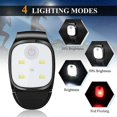 thumbnail image 4 of GTBL LED Clip Flashlight 4 Lighting Modes USB Rechargeable Clip On Light Safety Warning Running Light For Night Walking, 4 of 5