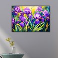 thumbnail image 4 of 5D DIY completo redondo taladro diamante pintura iris campo kit decoración del hogar Hugtrwg Para estrenar, 4 of 9