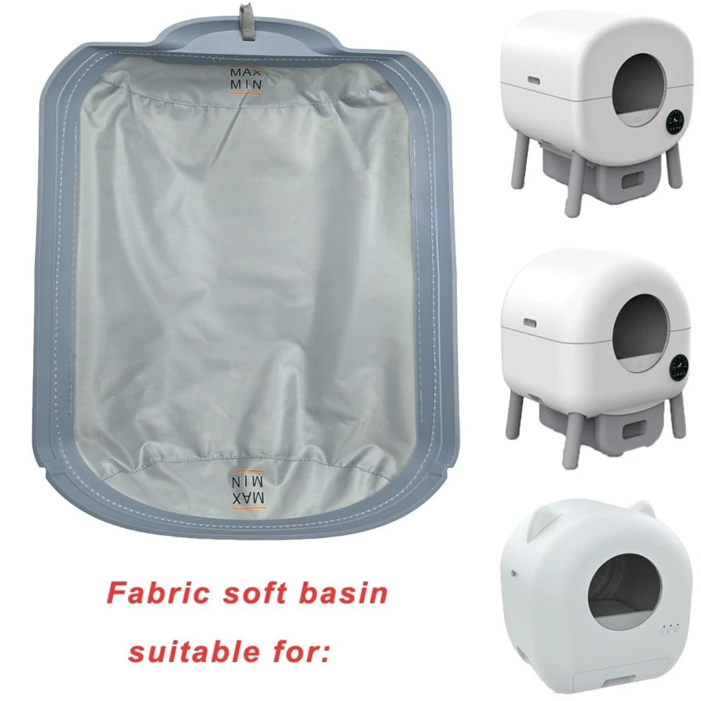 Litter Box Tray Replacement Smooth Surfaces Detachable Pan Safe Liner Auto Cats Litter Pans Accessories