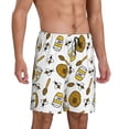 thumbnail image 2 of Sikiie Honey Mens Pajama Shorts, Lightweight Lounge Pant with Pockets Soft Sleep Pj Shorts for MenX-Large, 2 of 6