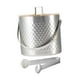 thumbnail image 3 of Cubo de hielo portátil con tapa y pinzas para enfriar bebidas para barbacoas 3 L Plata, 3 of 9