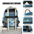 thumbnail image 3 of FORMRS Mini Backpack Purse for Women Quilted Travel Daypack Casual Shoulder Bag, Floral Moon, 3 of 7