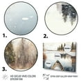 thumbnail image 3 of Designart Winter Canoe Scenery II Canvas Wall Art, 3 of 5