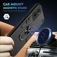 thumbnail image 2 of SaniMore Case for Motorola Moto G Power 5G (2024), Magnetic Car Mount 4ft Drop Tested Military Grade Protective Shockproof Anti-fall Rugged Rotating Bracket Anti-slip Shell, Black, 2 of 7