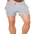 thumbnail image 1 of AMERTEER Shorts de Jogging pour Hommes Shorts de Course de Gym Couleur Unie, 1 of 5