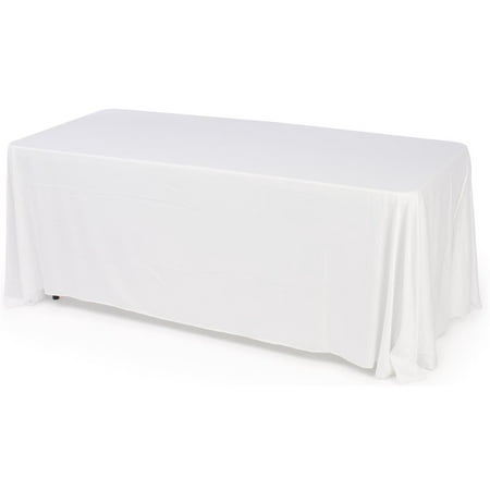 table 6ft folding effortless collapses tablecloth polyester completely sides transport portable covers storage down dialog displays option button additional opens