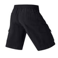 thumbnail image 5 of HappyYEE Men’s Elastic Waist Cargo Shorts, Loose Bermuda Shorts with Multi Pockets, Casual Outdoor Sports Bottoms XXL, 5 of 9