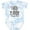 Tie Dye Blue, variant on Inktastic Meemaw and Peepaw Love Me Grandchild Boys or Girls Baby Bodysuit