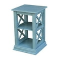 thumbnail image 3 of International Concepts Hampton Accent Table with Shelves in Ocean Blue, 3 of 7
